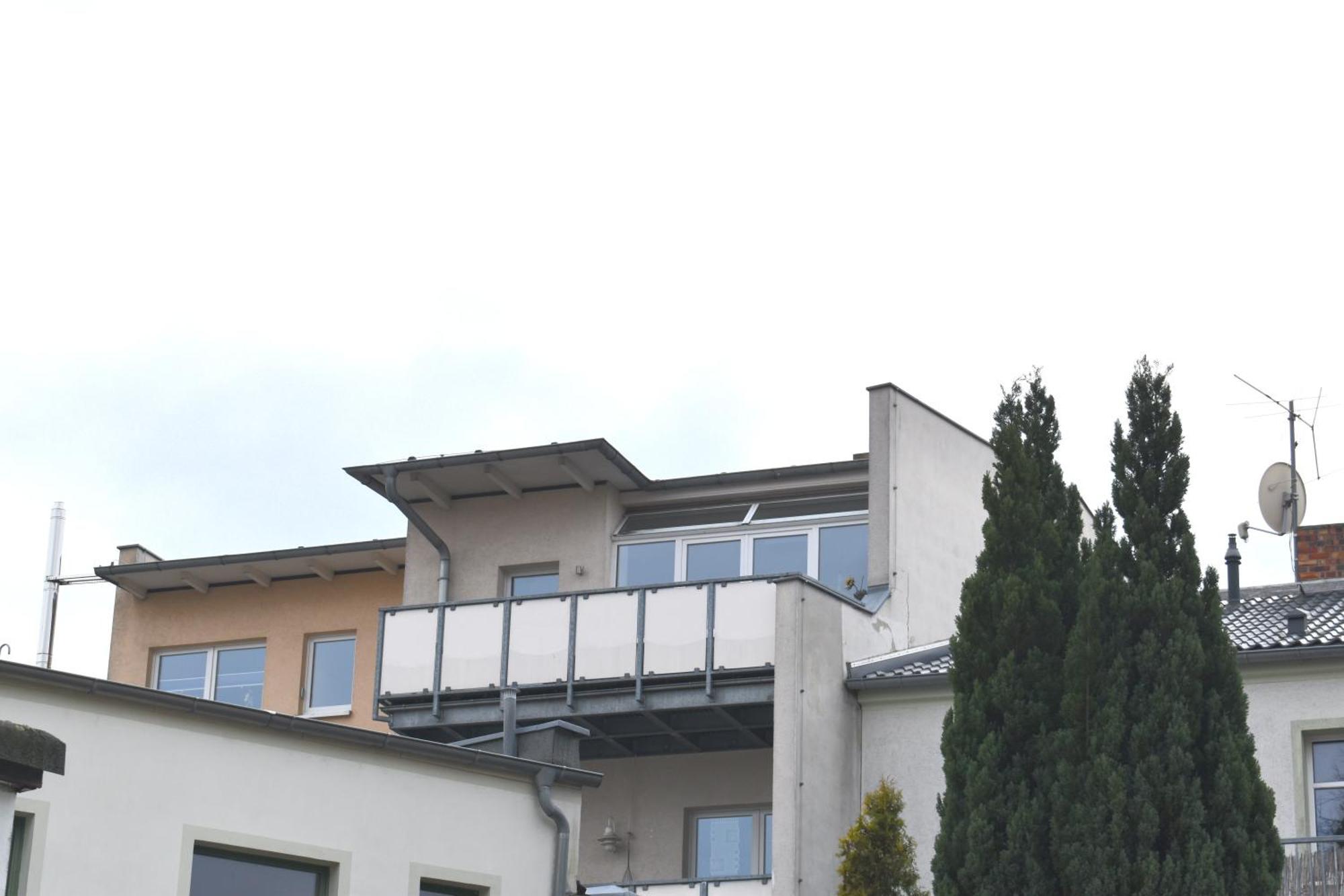 City-Dach-Apartment Mit Loggia - Balkon - Kamin コットブス エクステリア 写真
